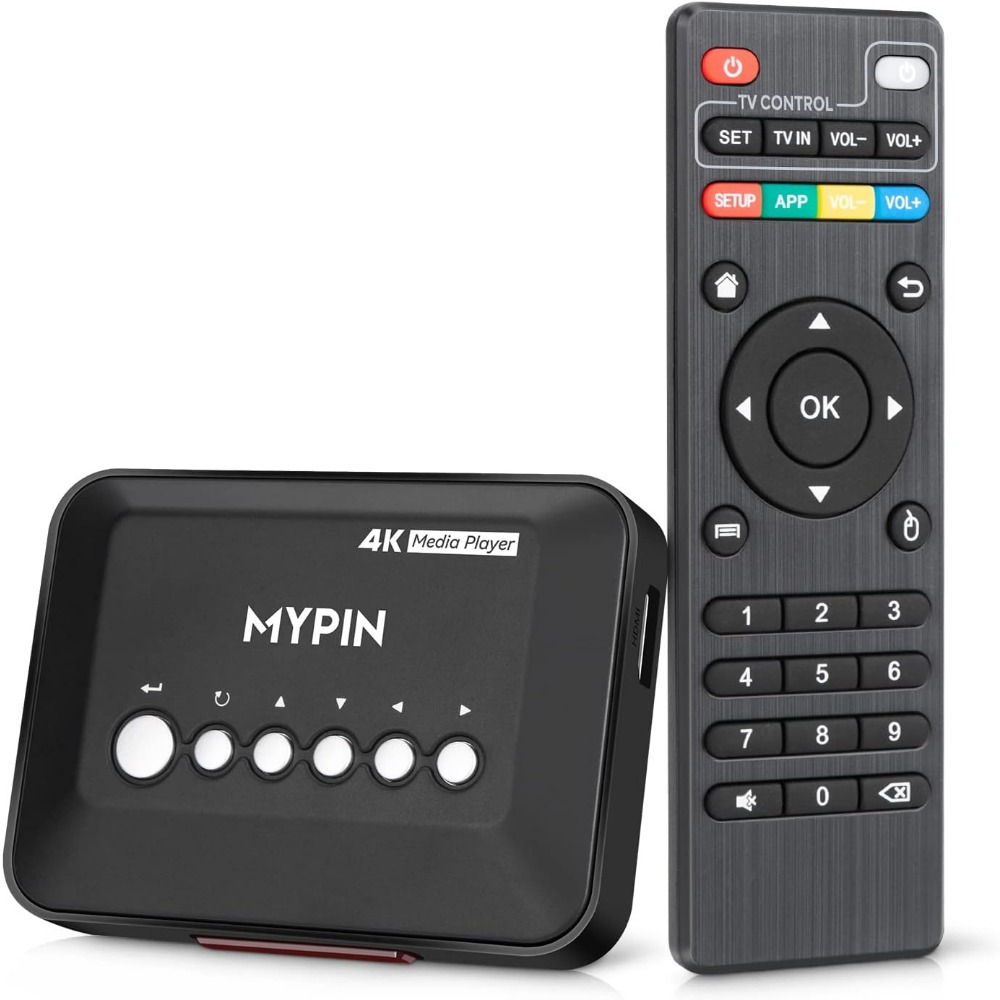 Smart Home Remote - 4K 30Hz HDMI Media Player Supports
