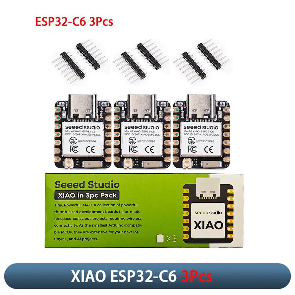 Smart Home Arduino - XIAO ESP32-C6 3Pcs Development Board Module