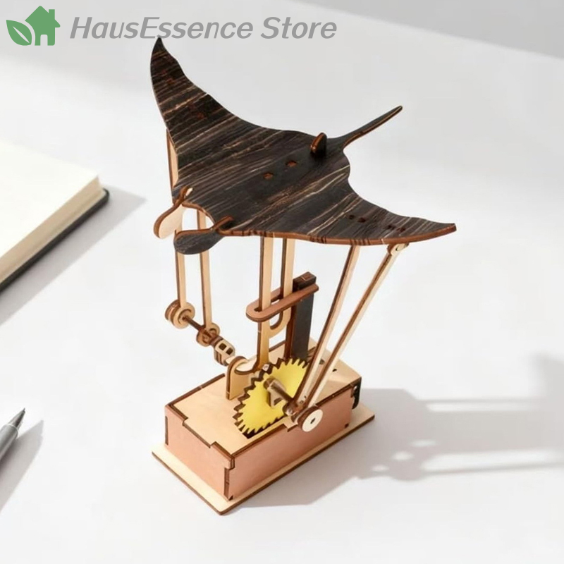 Smart Home Pc - ※Wooden Electric Manta Ray Ornament Automaton