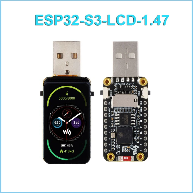 Smart Home Arduino - Waveshare ESP32-S3 1.47 inch LVGL GUI