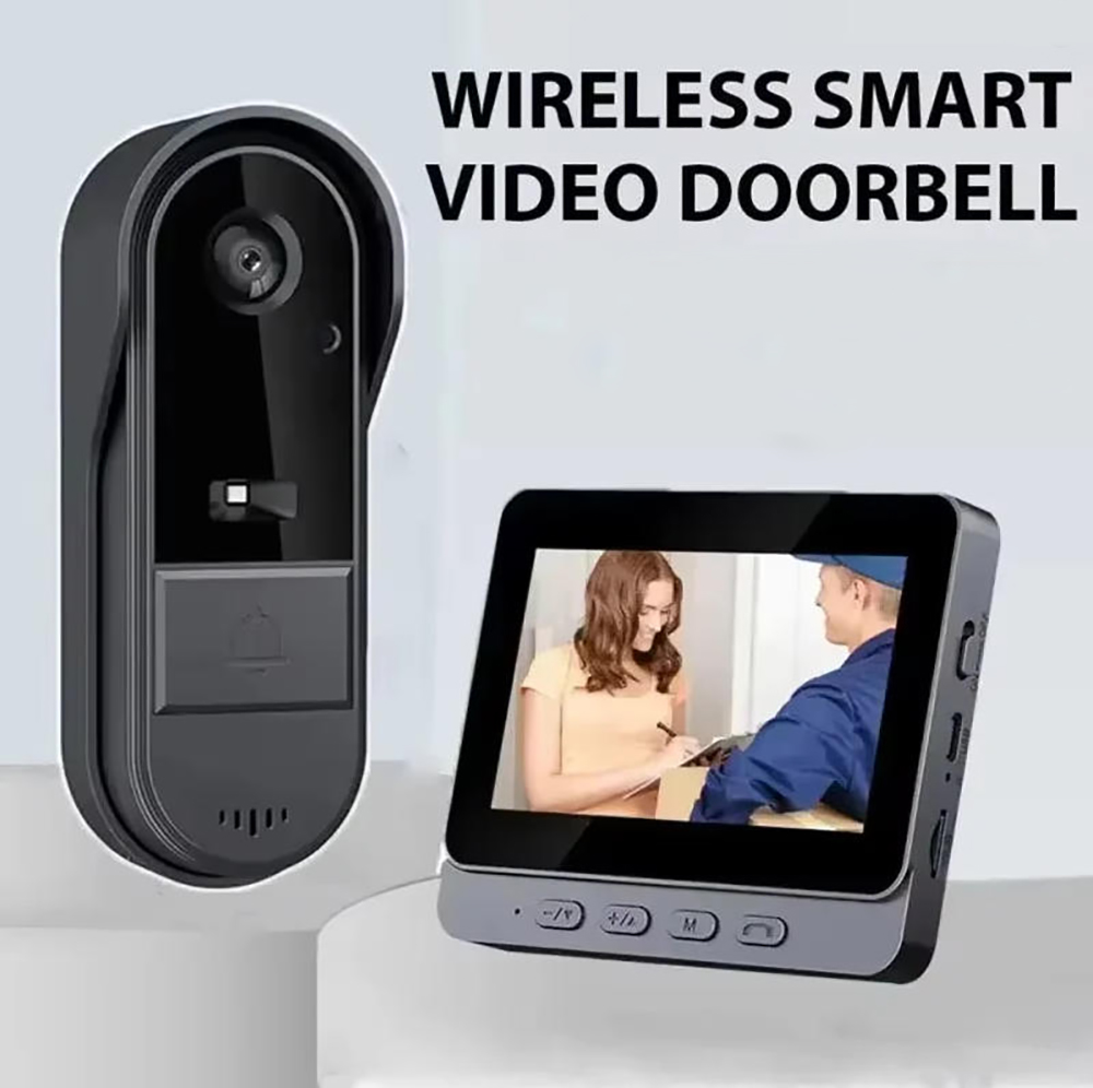 Wire-Free 2.4G Smart Doorbell  - Smart Home Video Doorbell Installation ulasan dan harga