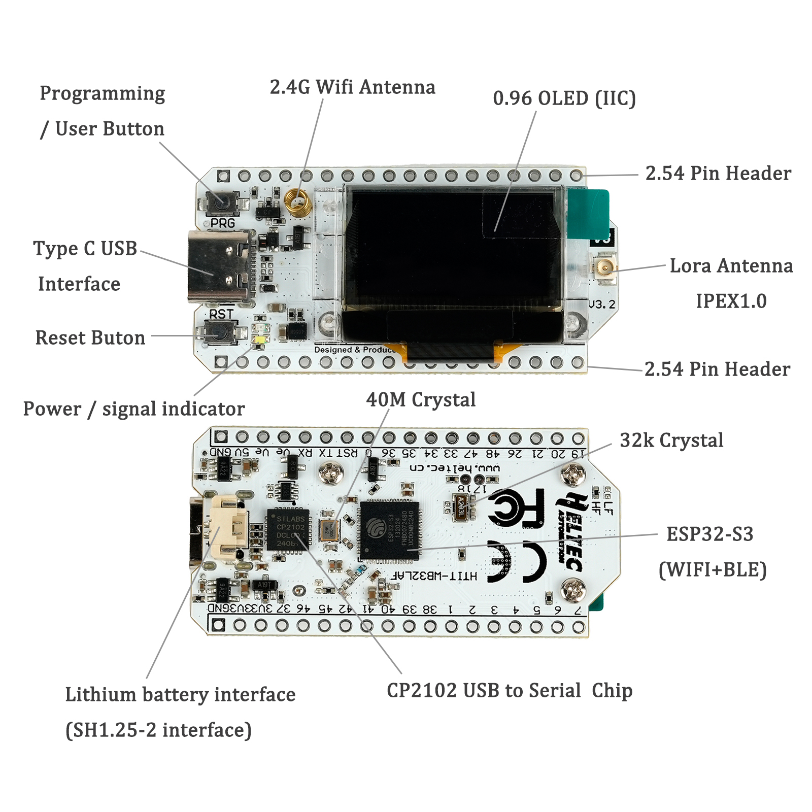 2Sets LoRa32 V3 868MHz 915MHz  - Smart Home Arduino ulasan dan harga