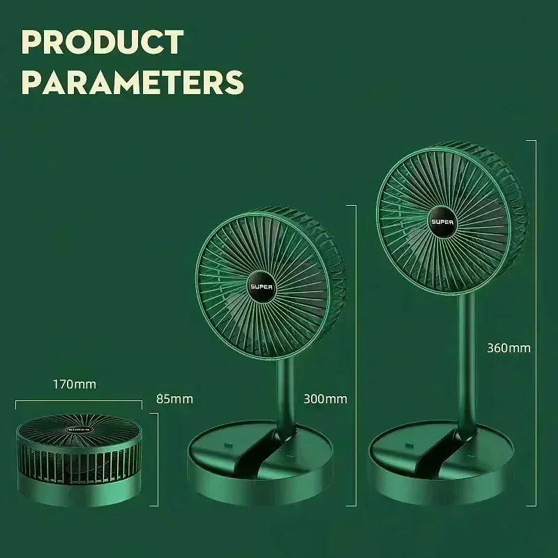 Adjustable Folding USB Fan Min - Smart Home Pc ulasan dan harga