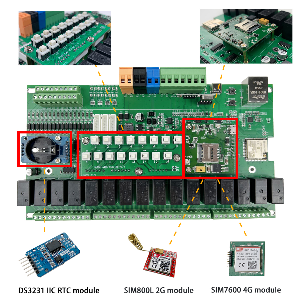 KC868-A16S ESP32 Wifi RS232 US - Smart Home Mqtt ulasan dan harga