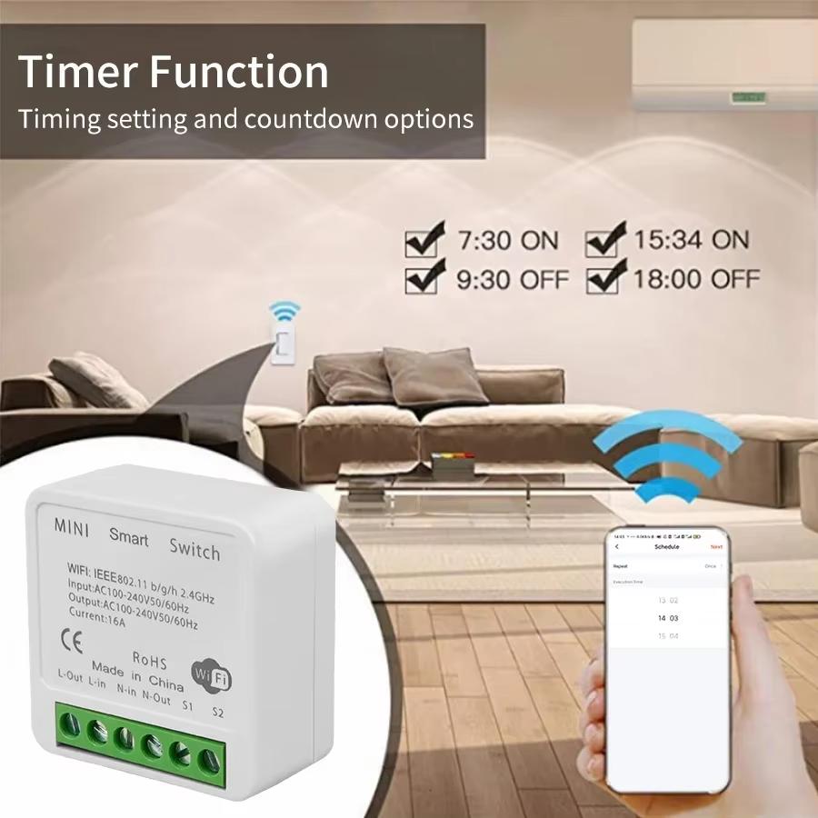 16A 20A WiFi Smart Switch 2-Wa - Smart Home Remote ulasan dan harga