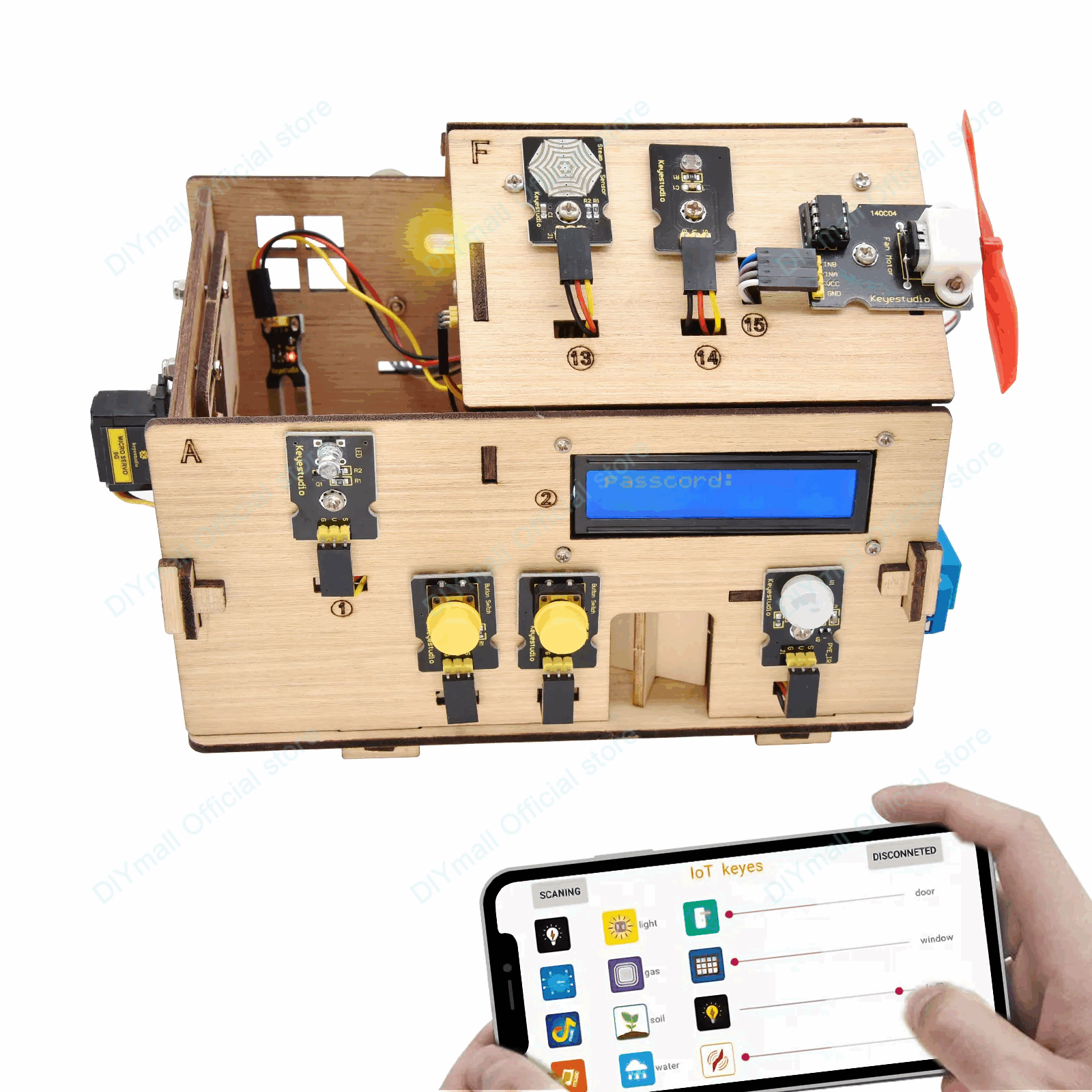 Keyestudio Smart IoT Home Kit  - Smart Home Arduino ulasan dan harga