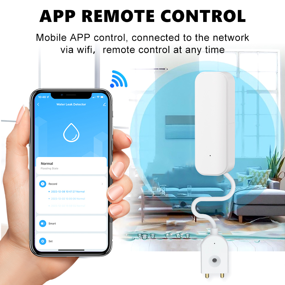 WiFi or Zigbee Water Leak Sens - Smart Home Or Smart Home ulasan dan harga