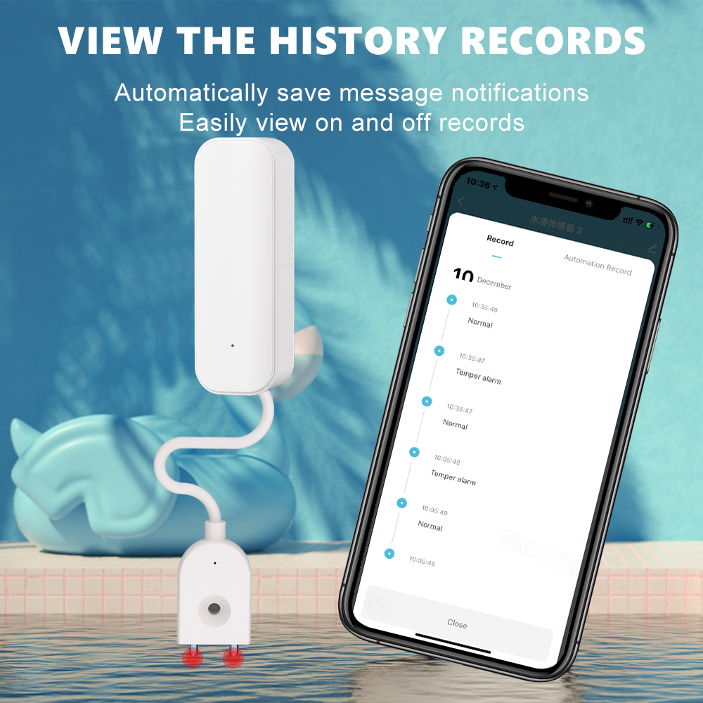 WiFi or Zigbee Water Leak Sens - Smart Home Or Smart Home ulasan dan harga
