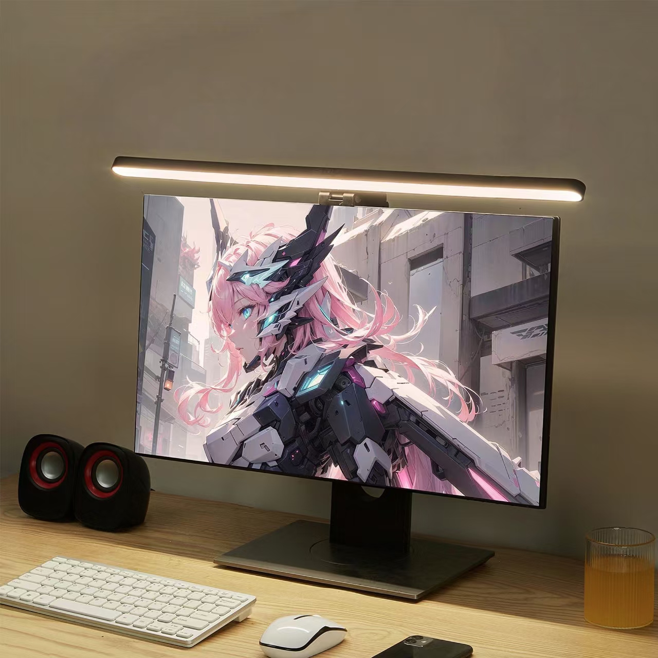 LED Monitor Light Hanging Desk - Smart Home Pc ulasan dan harga
