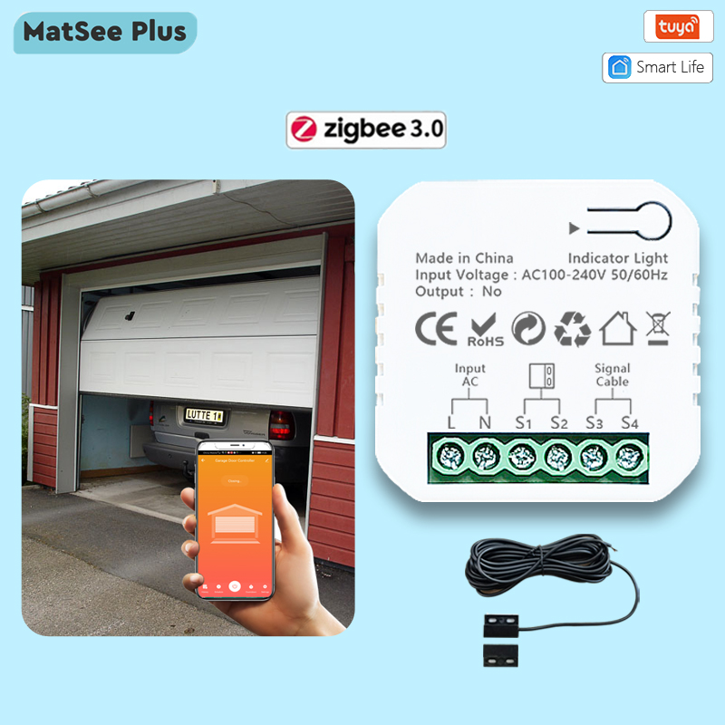 Tuya Smart Life ZigBee Garage  - Smart Home Plus ulasan dan harga