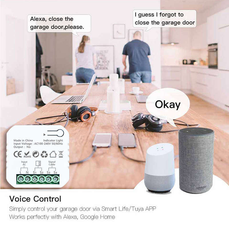 Tuya Smart Life ZigBee Garage  - Smart Home Plus ulasan dan harga