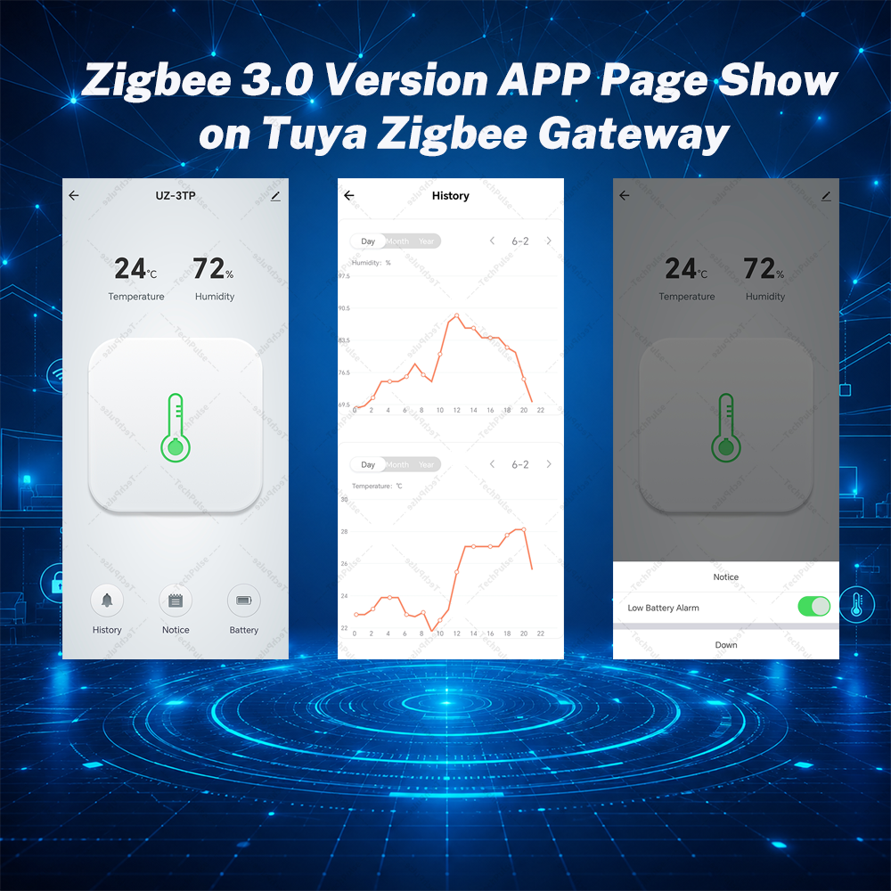 Zigbee 3.0 Temperature and Hum - Smart Home Mqtt ulasan dan harga
