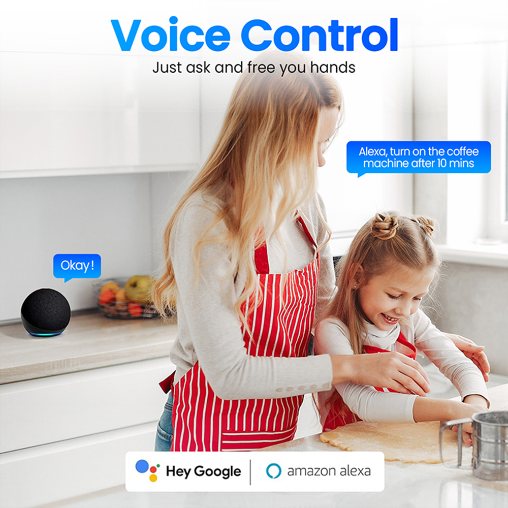 WiFi Smart Plug 16A UK Socket  - Smart Home Energy App ulasan dan harga