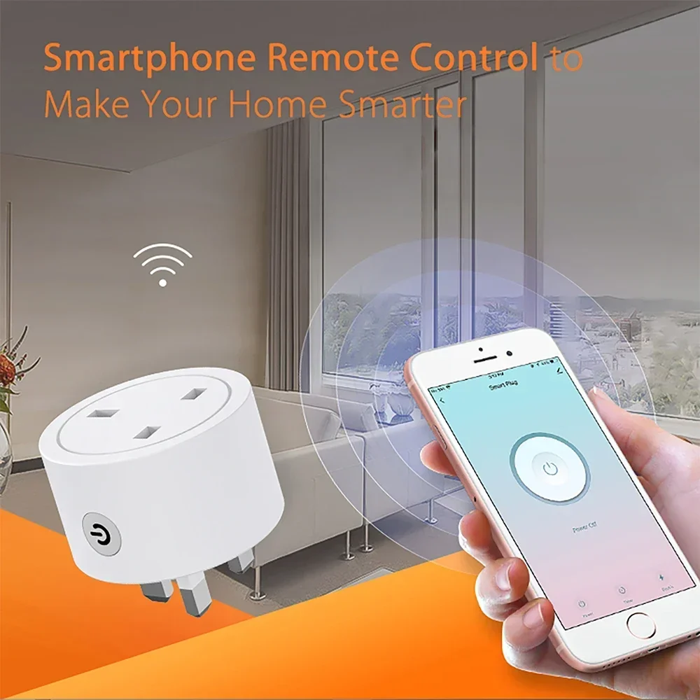 Zigbee Smart Plug 16A UK Socke - Smart Home Energy App ulasan dan harga