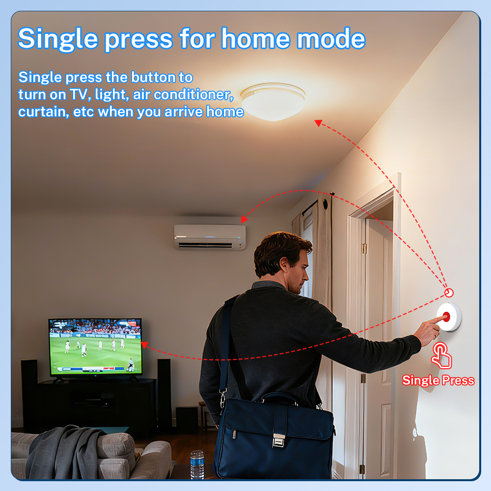 Tuya ZigBee Smart Button IP65  - Smart Home Remote ulasan dan harga
