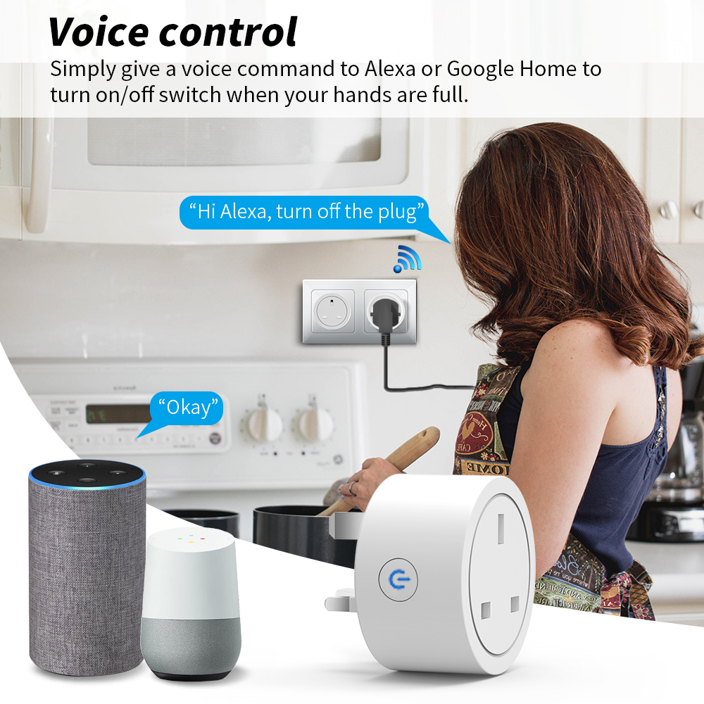 20A Tuya WiFi Smart UK Plug So - Smart Home Or Smart Home ulasan dan harga