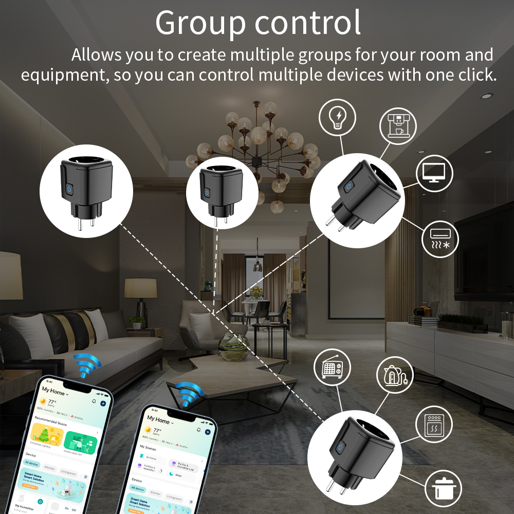 Tuya Smart Socket WiFi Remote  - Smart Home Web ulasan dan harga