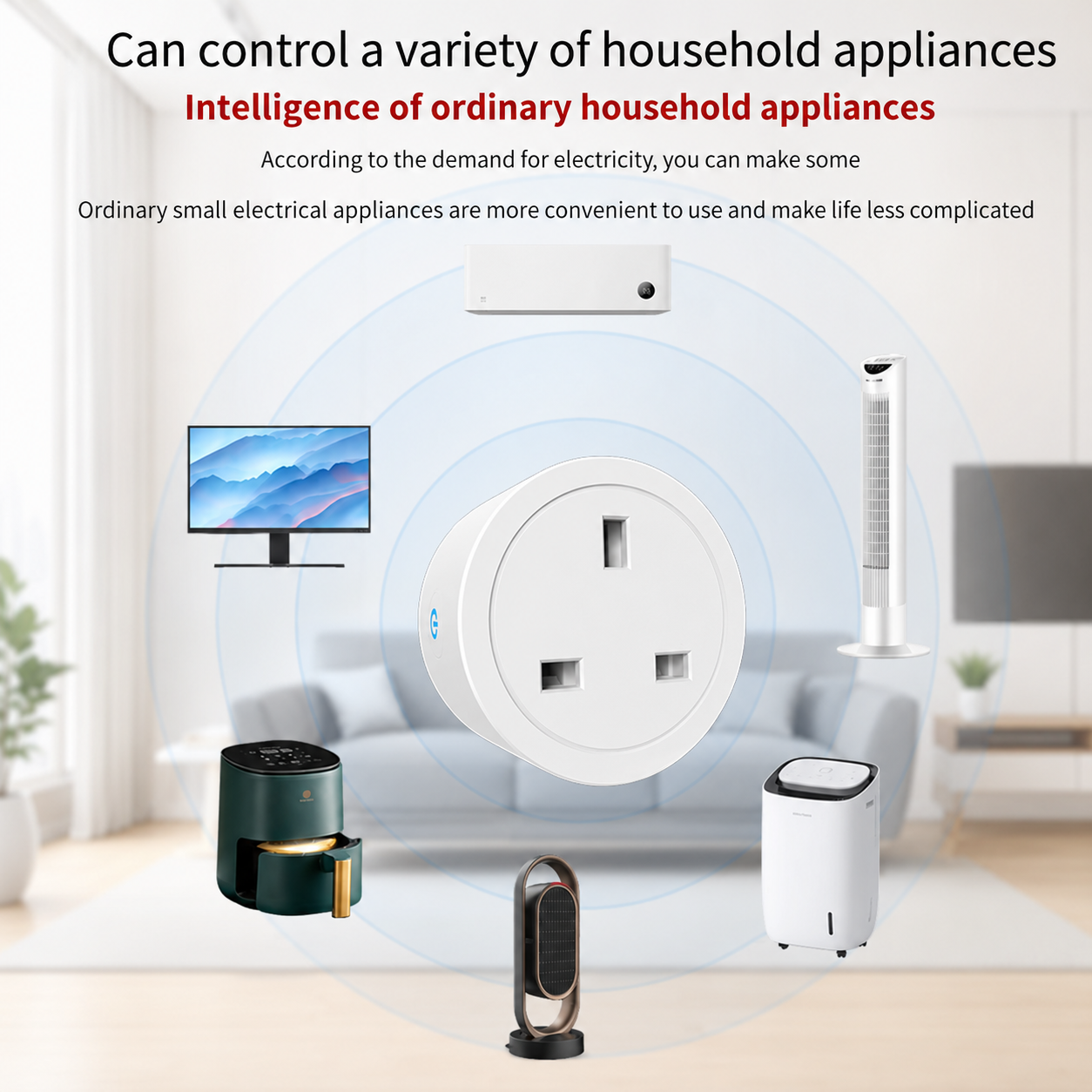 Tuya UK-Standard Smart Plug Wi - Smart Home Or Smart Home ulasan dan harga