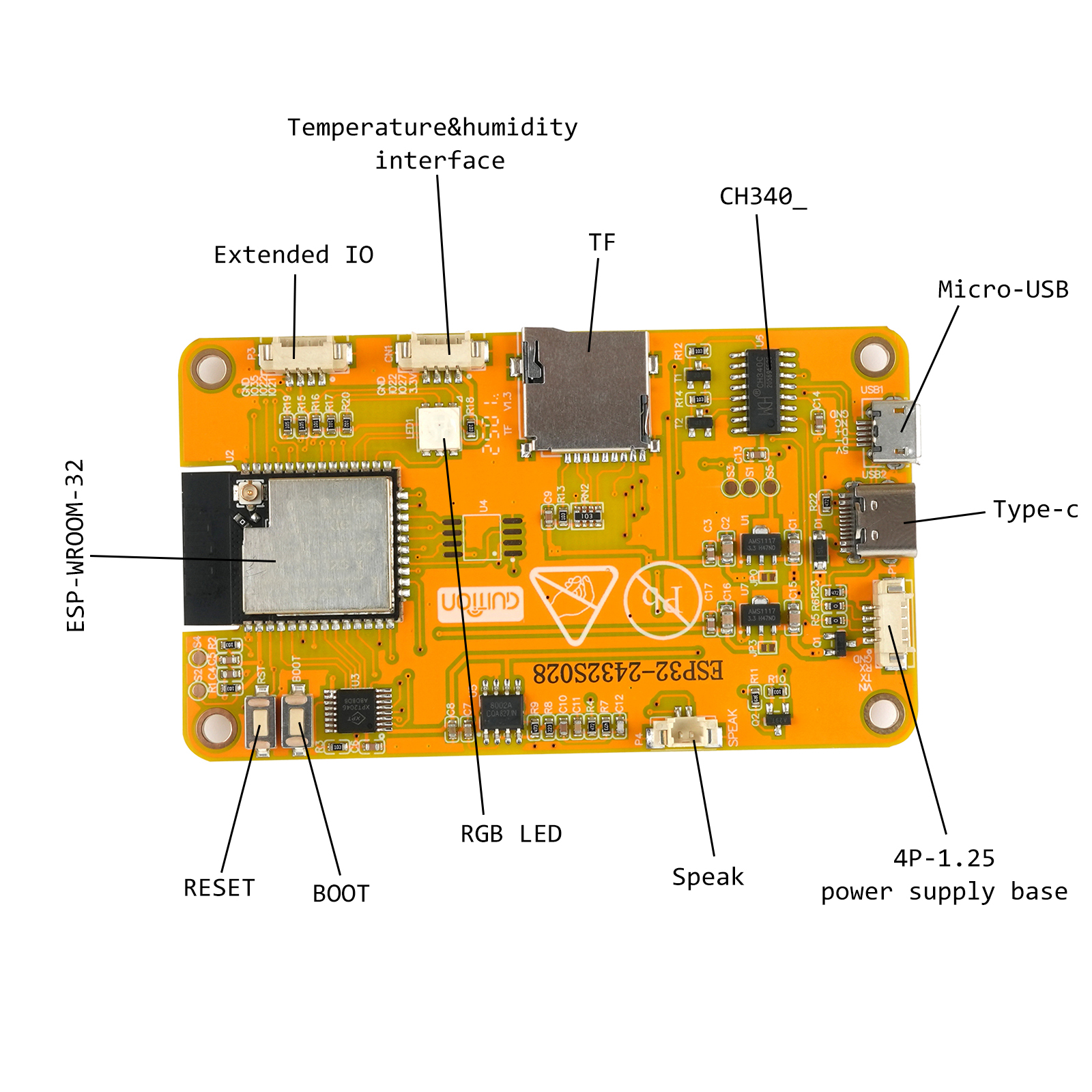 RCmall 2.8'' ESP32 LCD Display - Smart Home Arduino ulasan dan harga