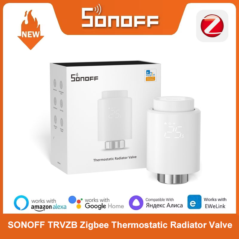 SONOFF TRVZB Zigbee 3.0 Thermo - Smart Home Mqtt ulasan dan harga