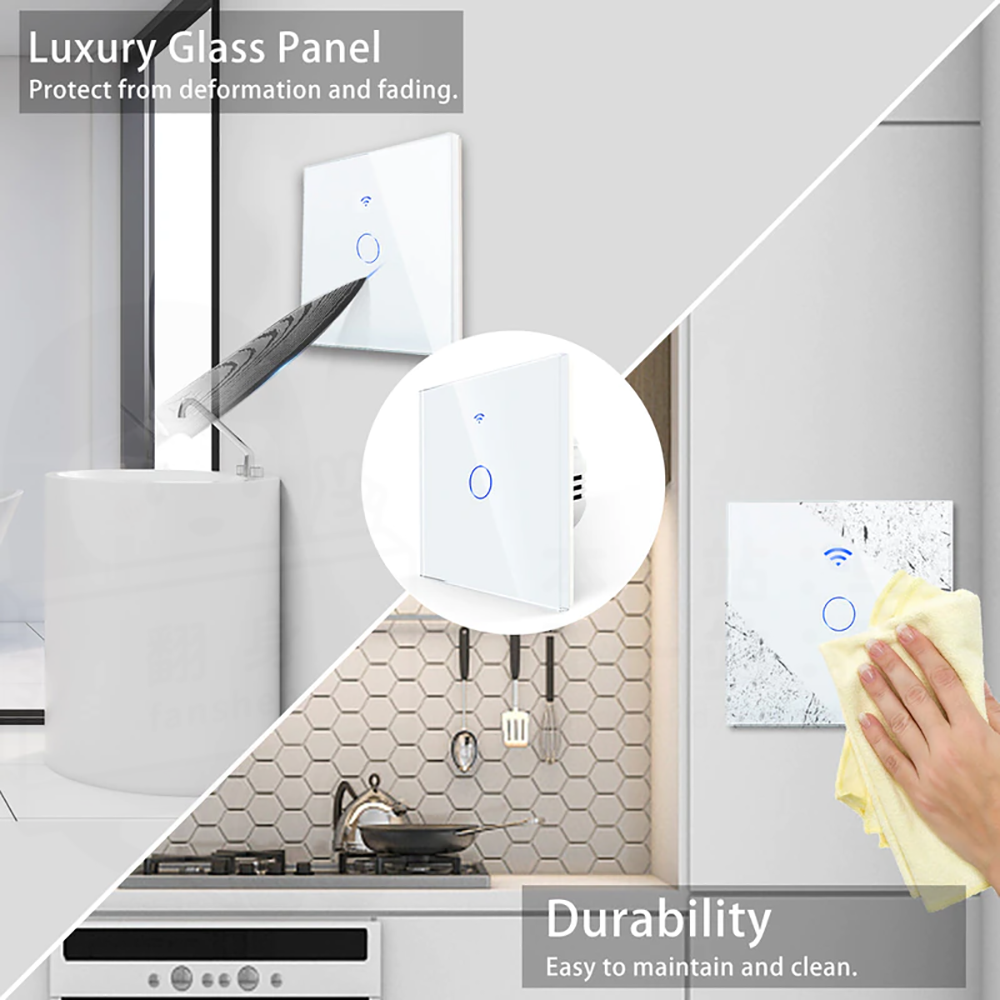AXUS EU WiFi Smart Light Switc - Smart Home Remote ulasan dan harga