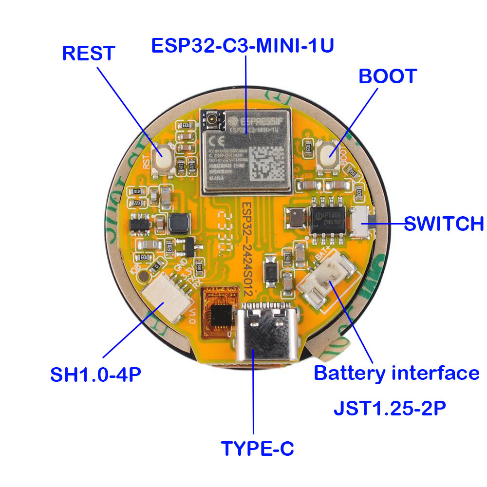 ESP32 Display 1.28 inch ESP32- - Smart Home Arduino ulasan dan harga