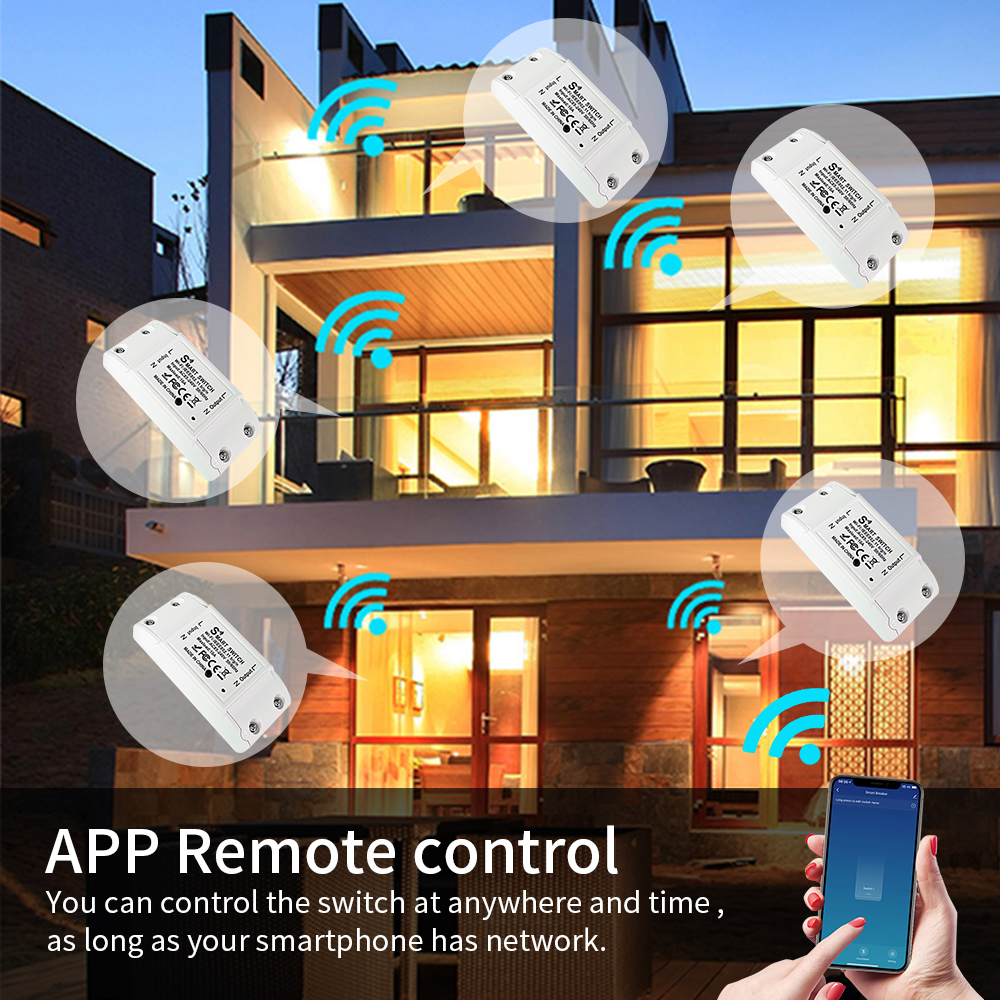16A WiFi Tuya Smart Switch Wir - Smart Home Remote ulasan dan harga