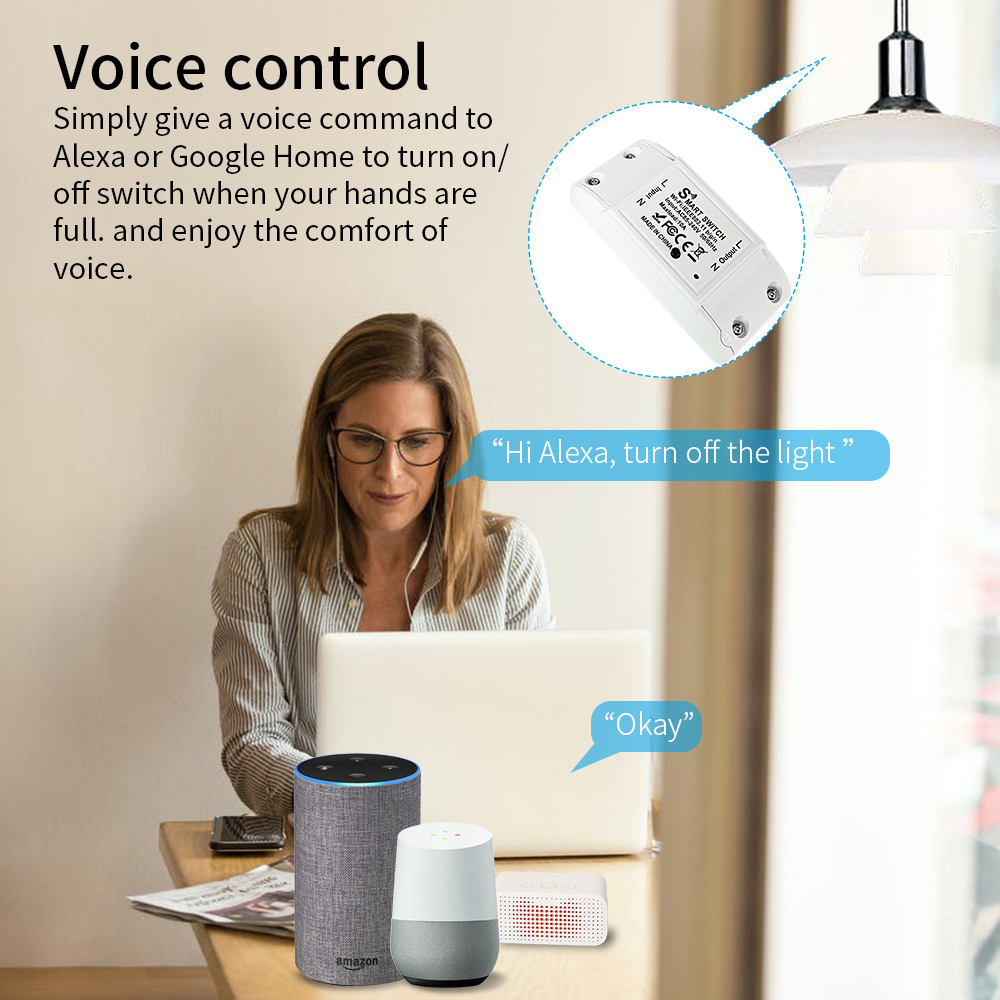 16A WiFi Tuya Smart Switch Wir - Smart Home Remote ulasan dan harga