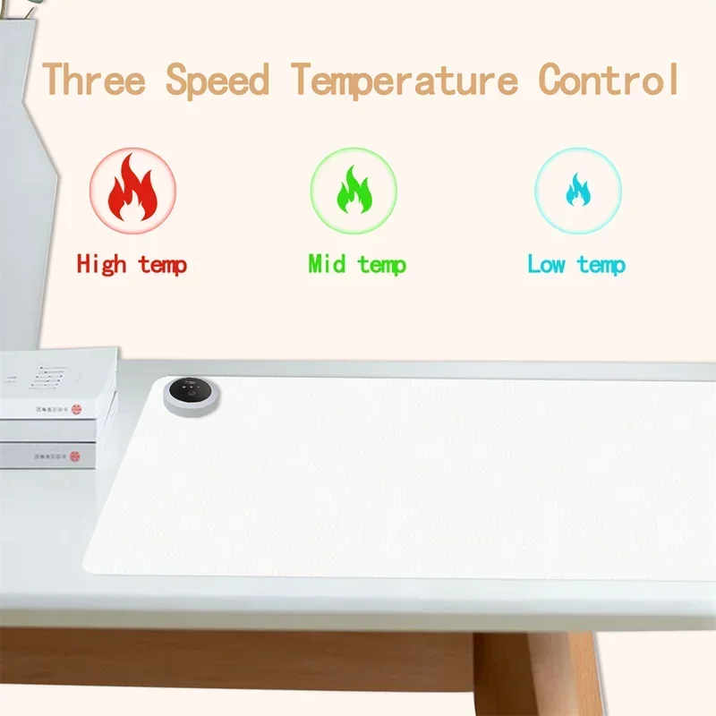 Extra Large Heated Desk Pad El - Smart Home Pc ulasan dan harga