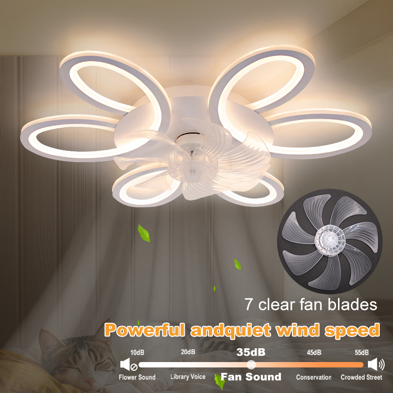 Ceiling Fan With Lights 25.83i - Smart Home Living Room ulasan dan harga