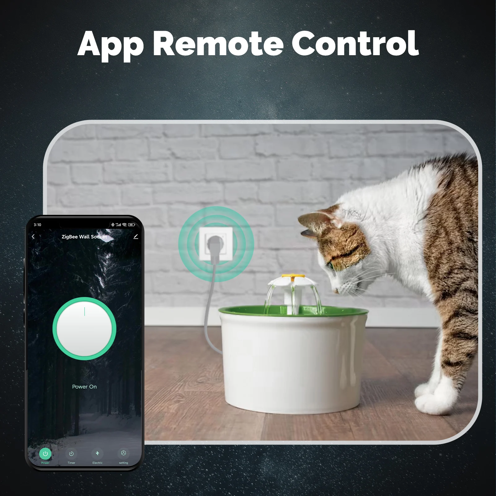 MOES Tuya ZigBee Wall Socket E - Smart Home Energy App ulasan dan harga