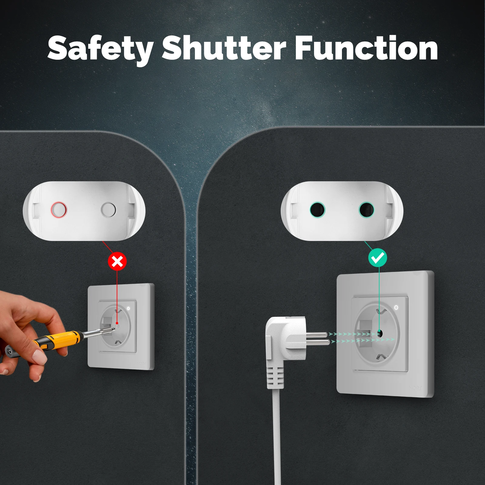 MOES Tuya ZigBee Wall Socket E - Smart Home Energy App ulasan dan harga