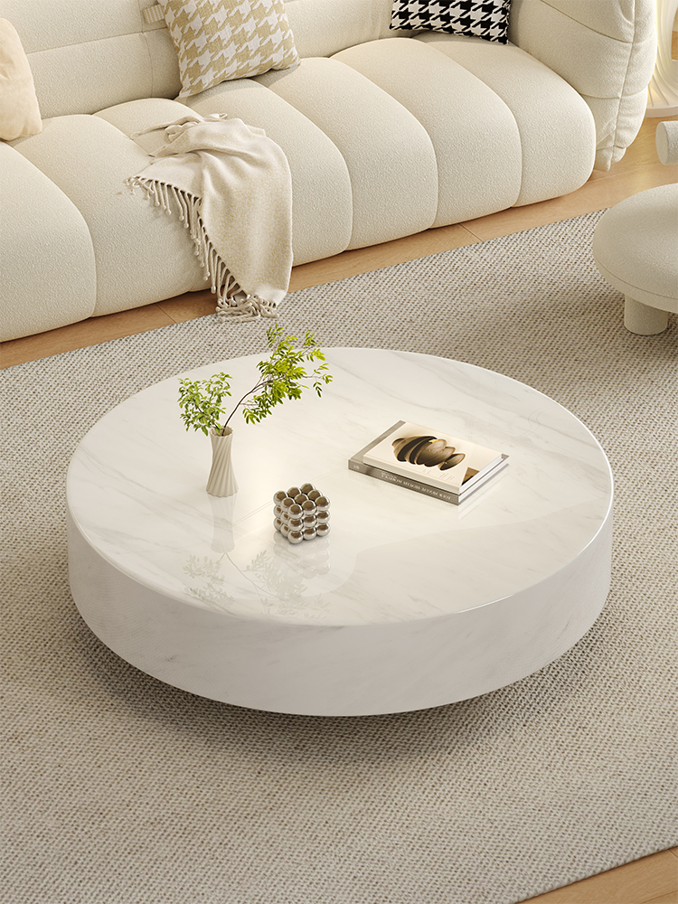 Italian Minimalist Round Marbl - Smart Home Living Room ulasan dan harga