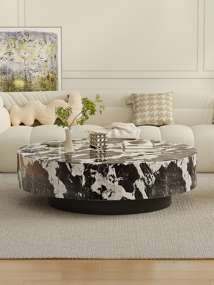 Italian Minimalist Round Marbl - Smart Home Living Room ulasan dan harga