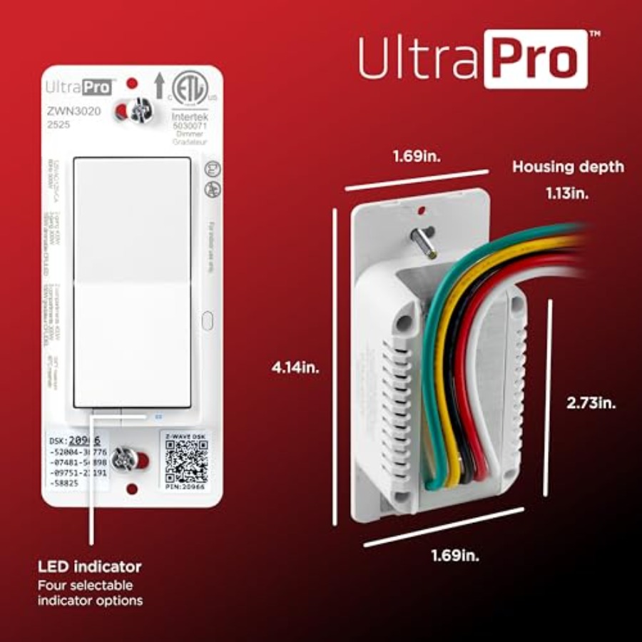 Z-Wave Plus Long Range in-Wall - Smart Home Plus ulasan dan harga