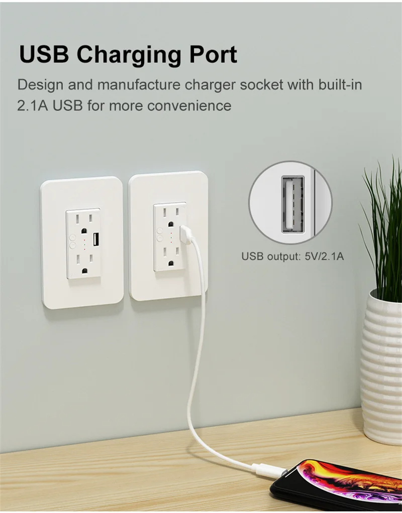 Milfra Wifi Smart Socket Doubl - Smart Home Living Room ulasan dan harga
