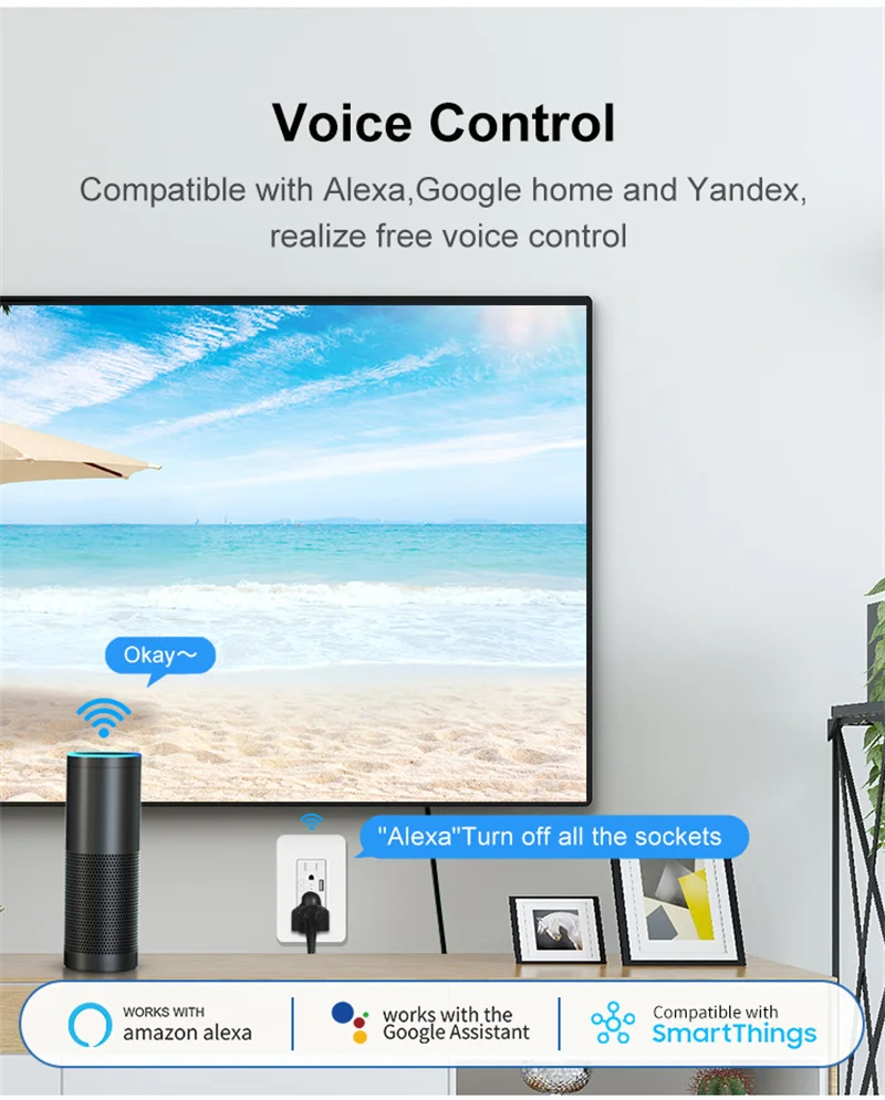 Milfra Wifi Smart Socket Doubl - Smart Home Living Room ulasan dan harga