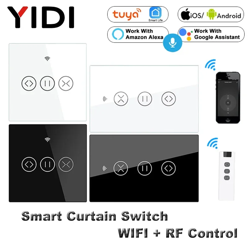 Wifi RF433 Touch Smart Curtain - Smart Home Living Room ulasan dan harga