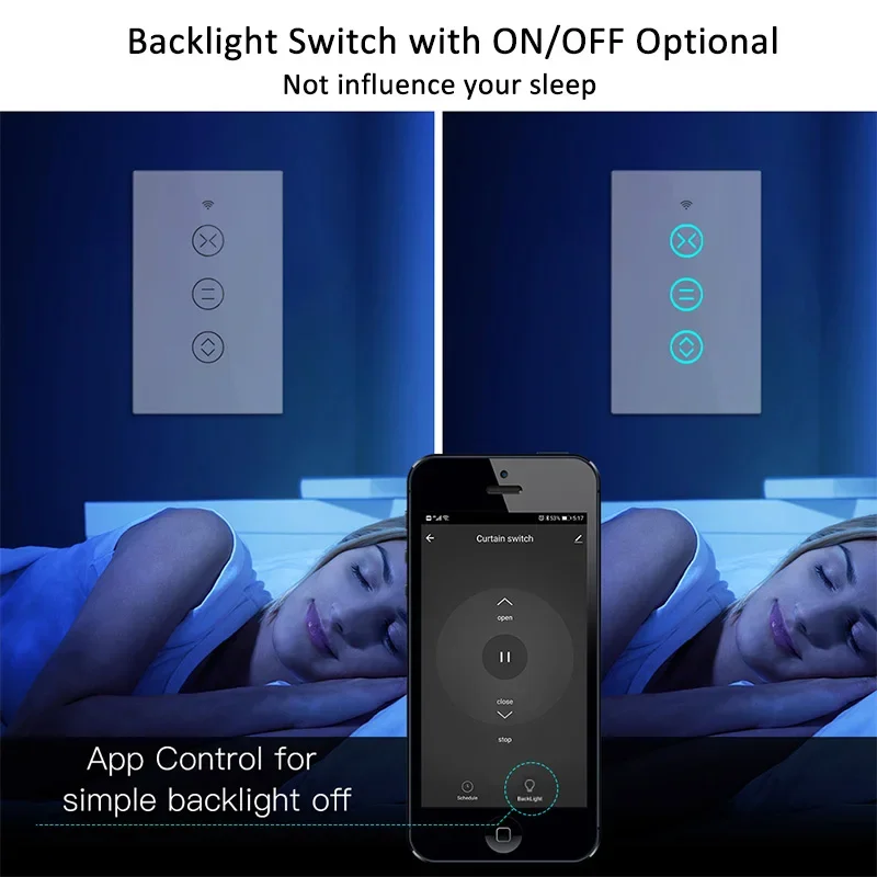 Wifi RF433 Touch Smart Curtain - Smart Home Living Room ulasan dan harga