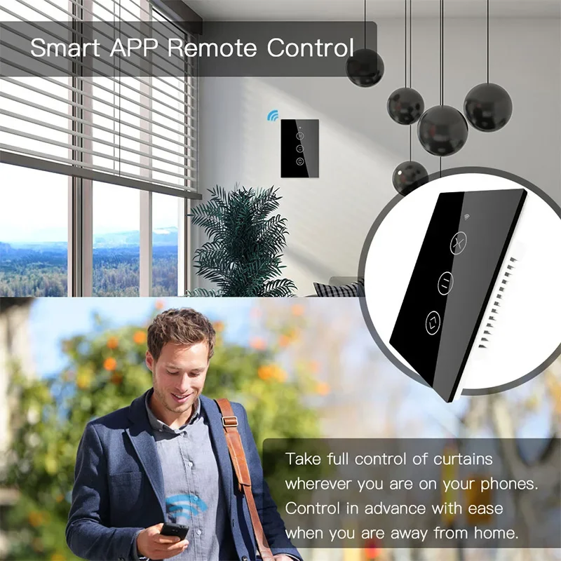 Wifi RF433 Touch Smart Curtain - Smart Home Living Room ulasan dan harga