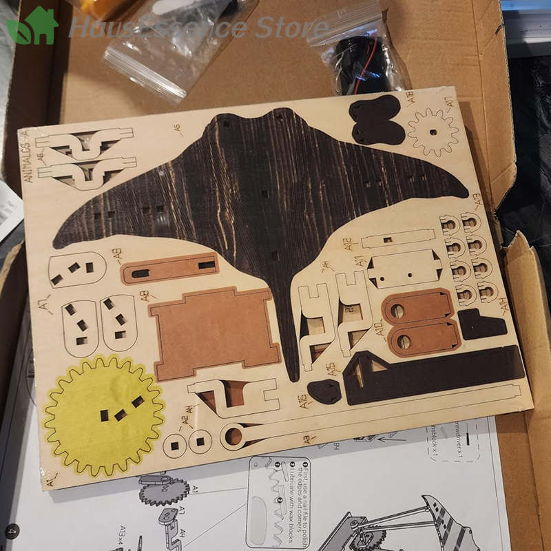 ※Wooden Electric Manta Ray Orn - Smart Home Pc ulasan dan harga