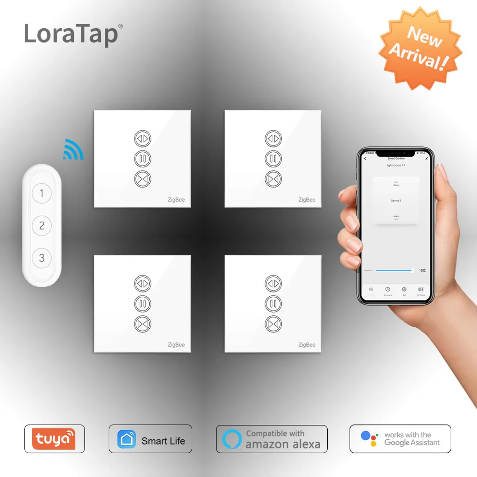 Tuya Smart Life ZigBee 3.0 Cur - Smart Home Mqtt ulasan dan harga