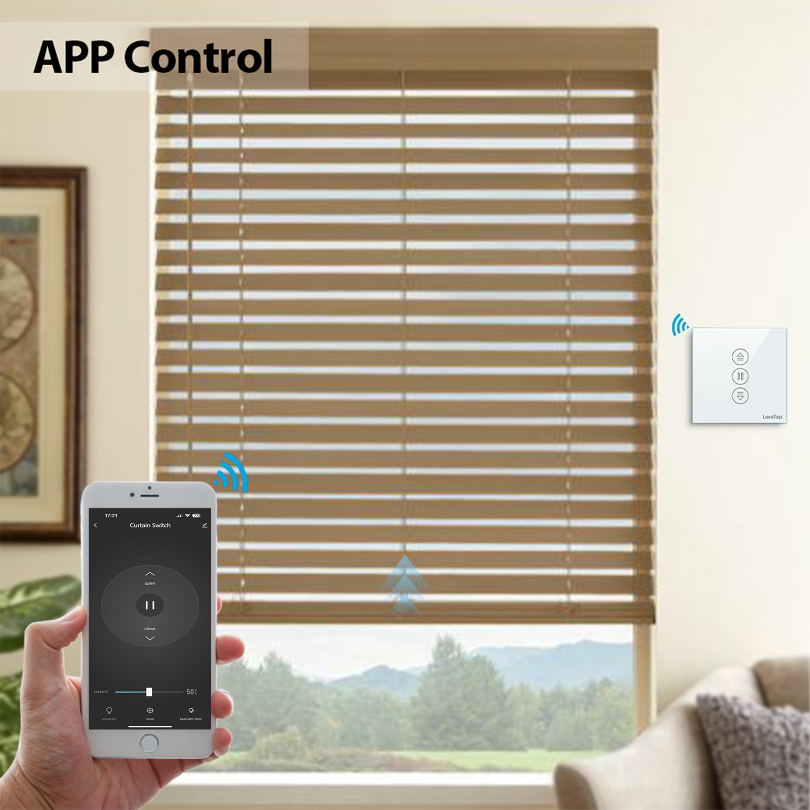 Tuya Smart Life EU WiFi Roller - Smart Home Living Room ulasan dan harga