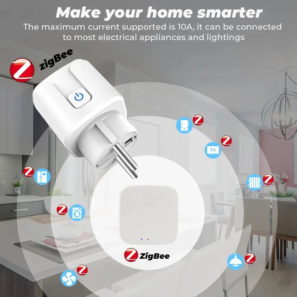 Smart Socket EU Plug WIFI or Z - Smart Home Or Smart Home ulasan dan harga