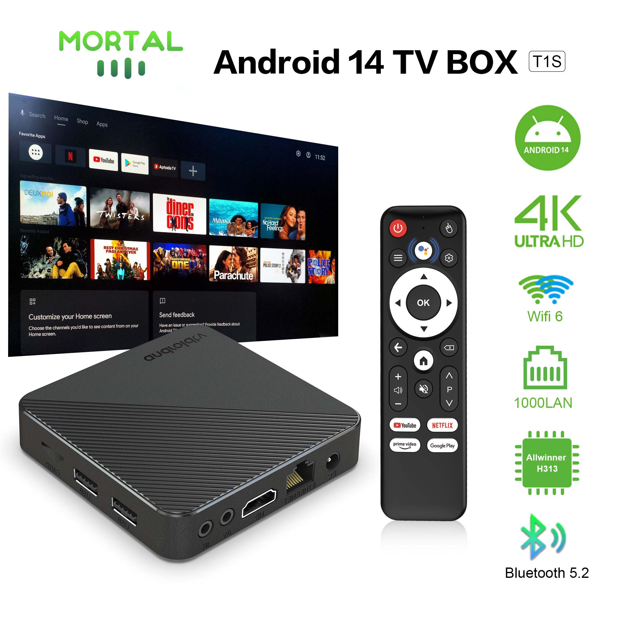 Android14 TV Box Smart Home th - Smart Home Plus ulasan dan harga