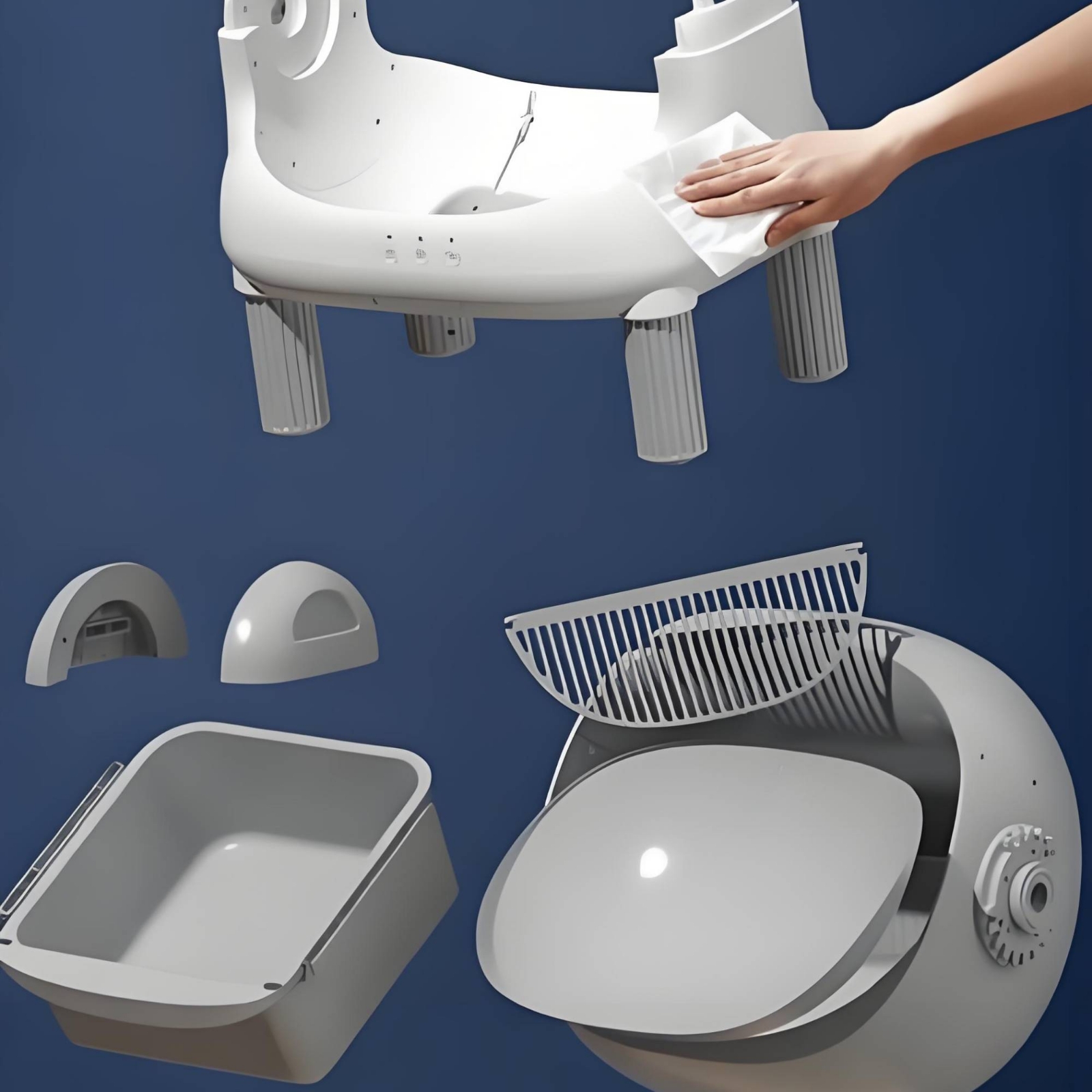 Litter Box with App Control La - Smart Home Living Room ulasan dan harga