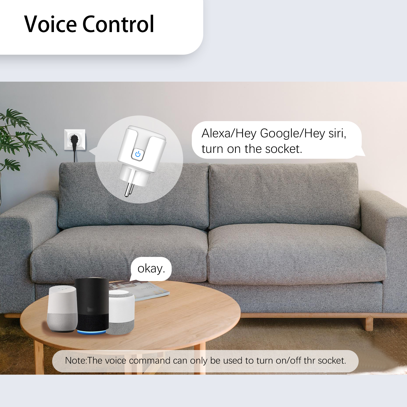 Tuya EU Smart Plug Supports Wi - Smart Home Or Smart Home ulasan dan harga