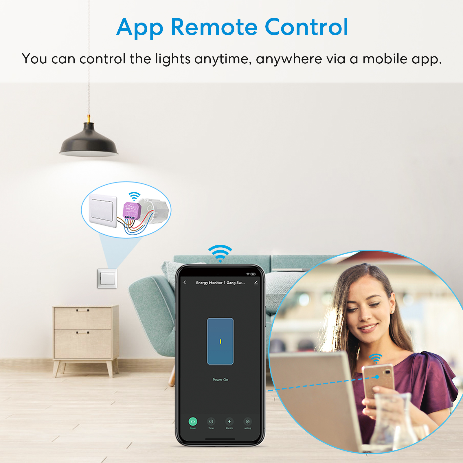 QCSMART Wireless Power Energy  - Smart Home Energy App ulasan dan harga