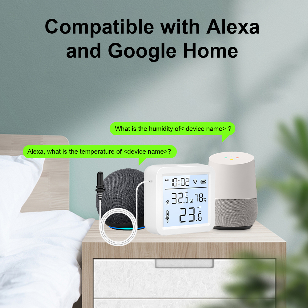 WiFi Humidity Temperature Sens - Smart Home Web ulasan dan harga