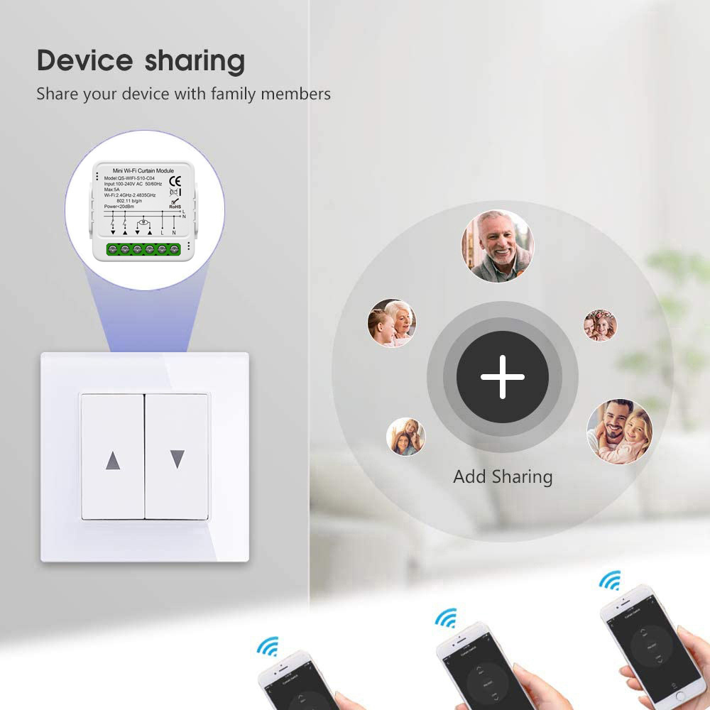 Tuya WiFi Zigbee Smart Curtain - Smart Home Living Room ulasan dan harga